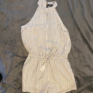 Lulus striped romper